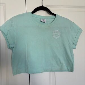 Gymshark Light Green Crop Top